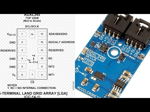 Arduino Nano ADXL345 3-Axis Accelerometer Tutorial