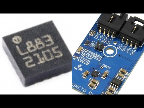 Arduino Nano HMC5883 3-Axis Digital Compass Tutorial