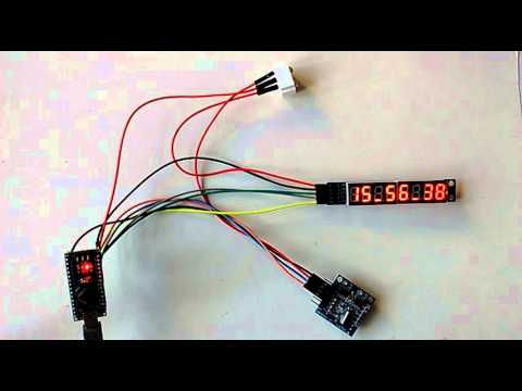 Arduino Nano and Visuino: 7 Segment Display Clock with MAX7219 and DS1307 Real Time Clock(RTC)