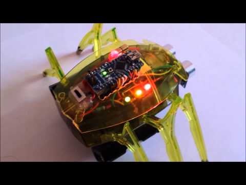 Arduino Nano based Hexbug Scarab