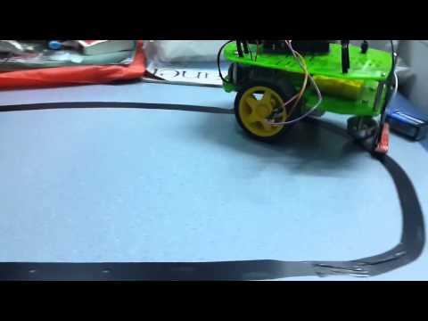 Arduino PID QTR 8RC line follower robot