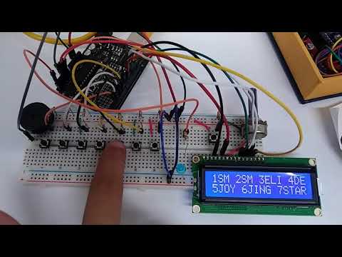 Arduino Piano Keyboard interfacing with LCD