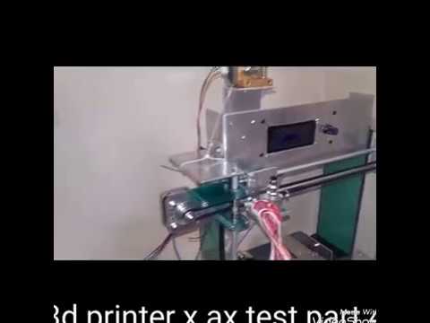 Arduino RAMPS 3d printer x ax test part4