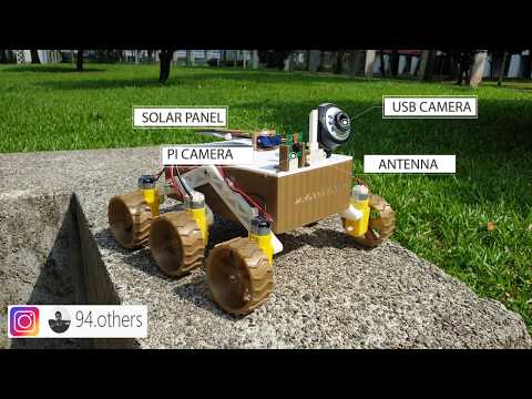 Arduino+Raspberry pi Moon rover based on Indian design