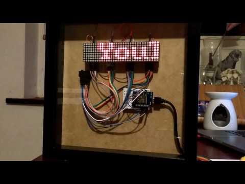 Arduino Social Stats Counter - Demo Run Through