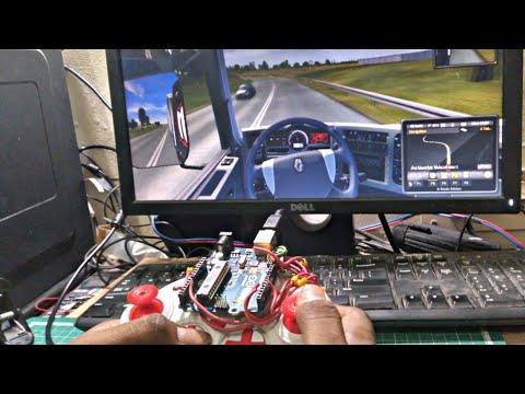 Arduino Steering Control Euro truck simulator