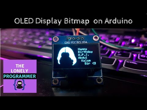 Arduino Tutorial : OLED Display Bitmap  on Arduino