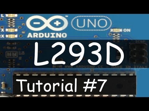 Arduino Tutorial #7 - How to use the L293D Dual H-Bridge