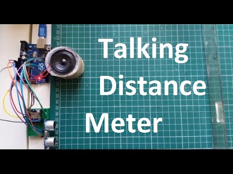 Arduino Uno Ultrasonic Sensor HC-SR04 &amp;amp; WTV020SD Sound Unit Talking distance meter