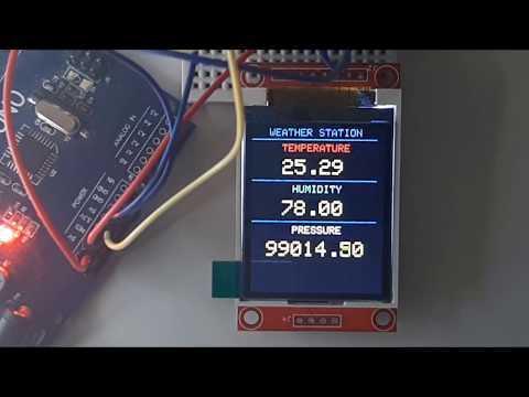 Arduino Weather Station Using BMP280-DHT11 - Temperature, Humidity and Pressure