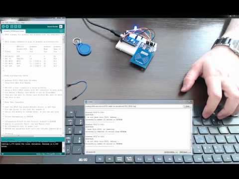 Arduino and RFID reader MFRC522  for Door Unlock