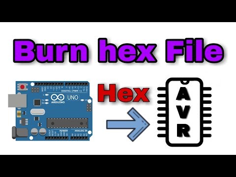 Arduino as ISP || Burn hex file in AVR || set fuse bits || AVRDUDE