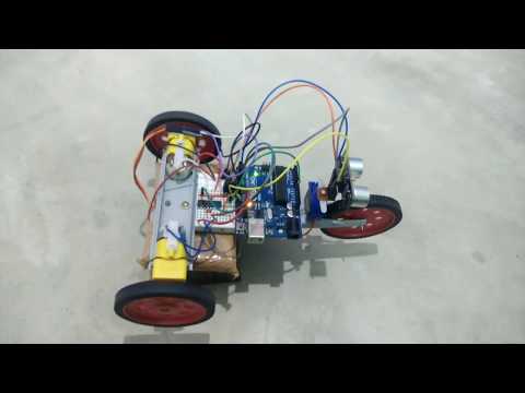 Arduino based Autonomous Bot using Ultrasonic sensor