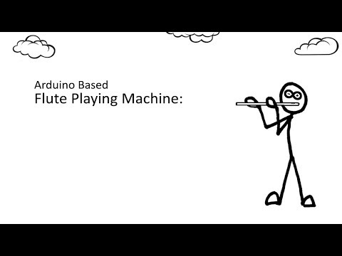 Arduino based Flute player machine: Titanic Theme