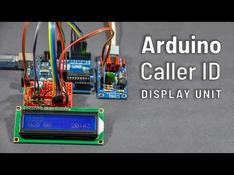 Arduino based telephone Caller ID display unit