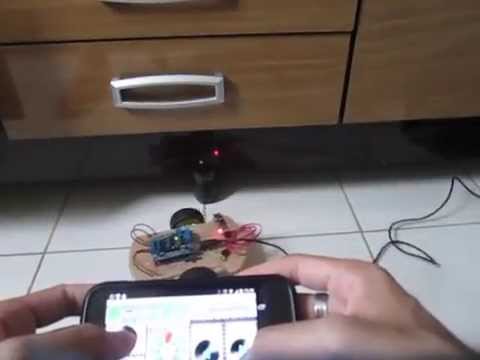 Arduino car controlled via Bluetooth