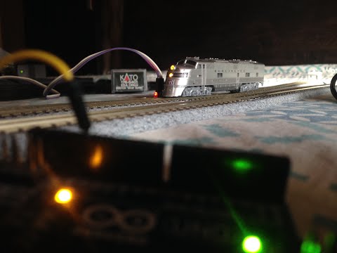 Arduino controlled point to point model railroad with yard siding | Model railroad automation | DIY