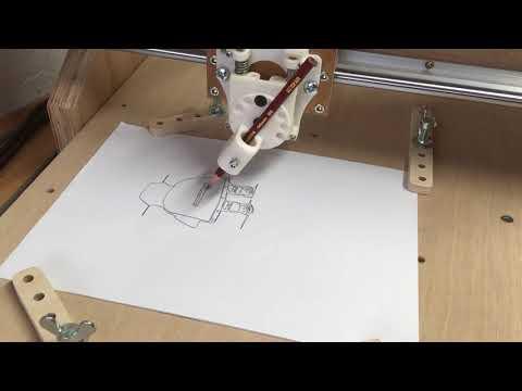 Arduino grbl based CNC plotter