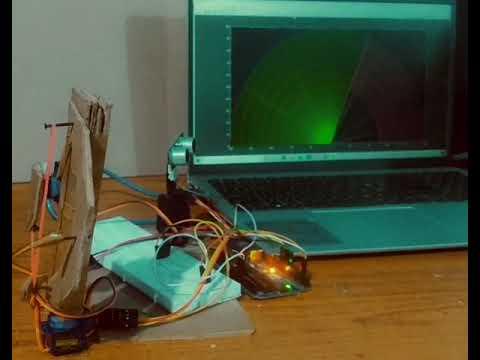 Arduino radar with auto shooting capacity