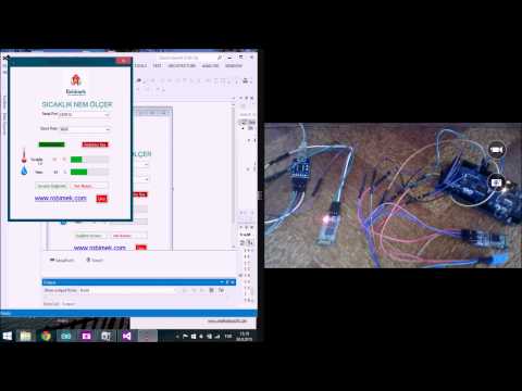 Arduino ve Visual Basic ile Bluetooth &amp;Uuml;zerinden Sıcaklık Nem &amp;Ouml;l&amp;ccedil;&amp;uuml;m&amp;uuml;