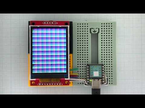 Arduino_GFX Seeeduino XIAO ILI9341