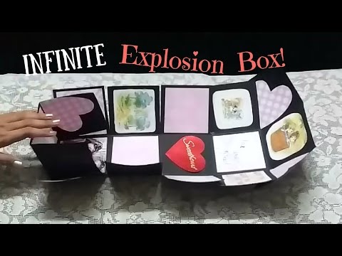 Art and craft: Explosion box | Infinite | Design | Gift Ideas | DIY