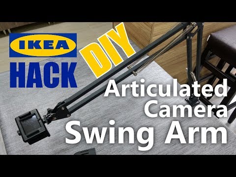 Articulated Camera Swing Arm - IKEA Hack //How To