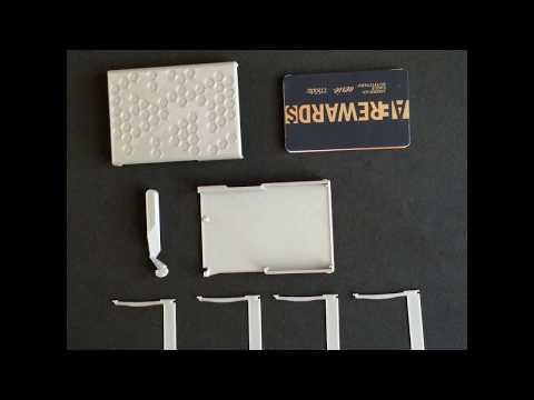 Assembly of Fully 3D Printed Card wallet with Card Pusher