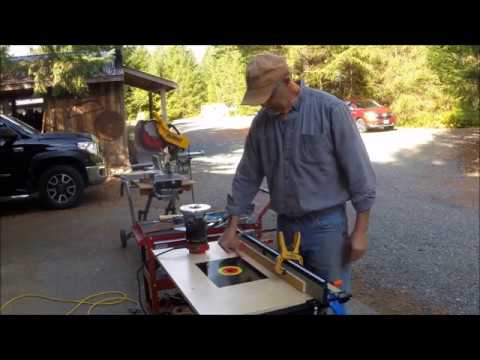 Attach DIY Router Table to Workmate