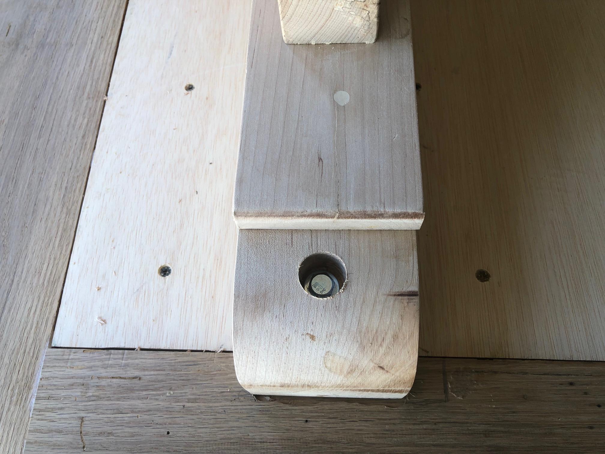 Attaching pedestals to table bottom 4.jpg