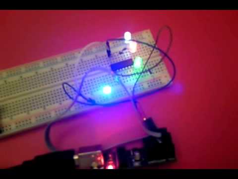 Attiny84 control LED's randomly