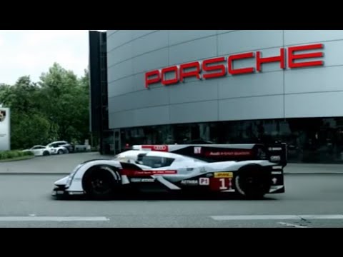 Audi Taunts Porsche At Their Factory! Great Le Mans Commercial Funny Car Ad CARJAM TV 2014