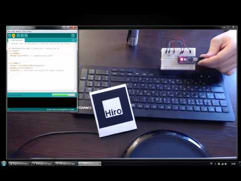 Augmented Reality Tutorial No. 4: Interaction using Arduino and Photoresistor