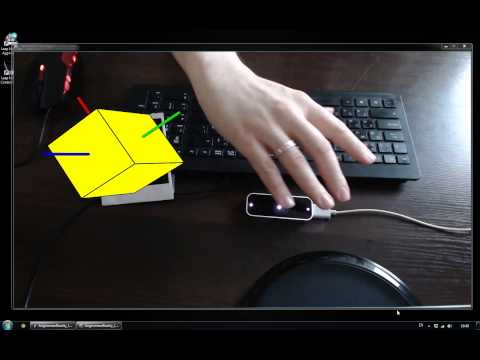 Augmented Reality and Leap Motion DEMO (Manipulating Virtual Content)