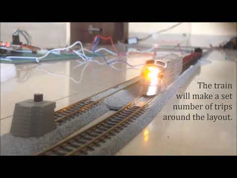 Automated Model Railroad with Reverse Loops | Arduino Model Railroad Automation