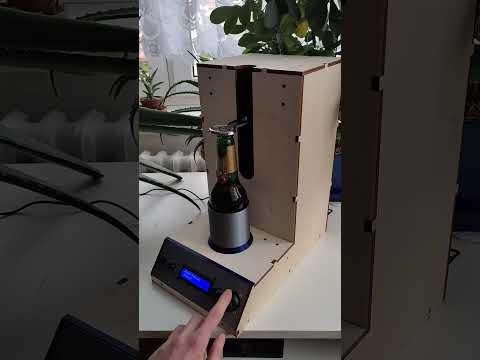 Automatic bottle opener - Mode manual