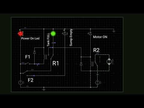 Automatic water Overflow controller No programming No Microcontroller...