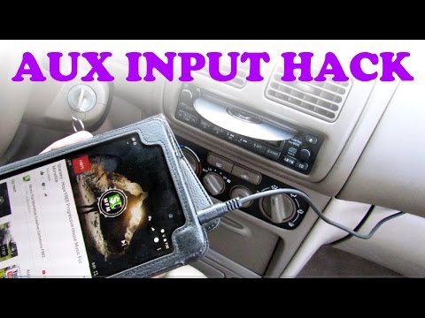 Aux Input CD Stereo Hack