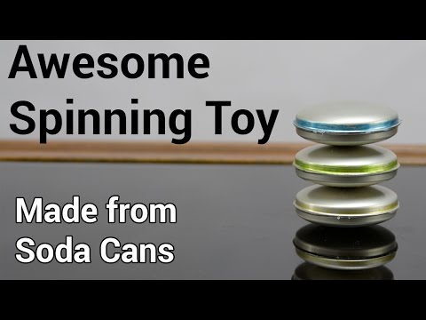 Awesome Spinning Toy From 6 Soda Cans