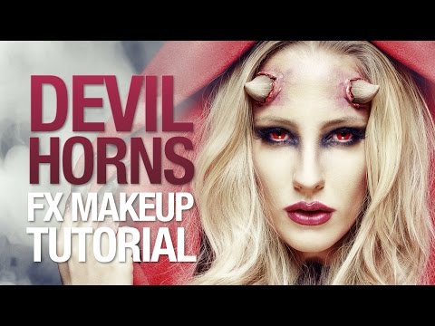 Awesome devil horns fx makeup tutorial