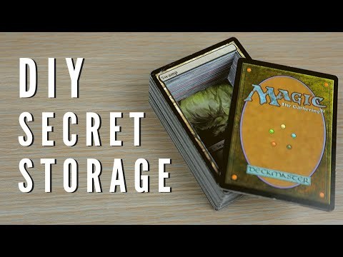 Awesome magic deck secret storage DIY