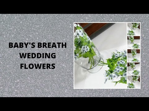 BABY'S BREATH WEDDING FLOWERS | EASY PAINTING TUTORIAL | ARESSA1 | 2020