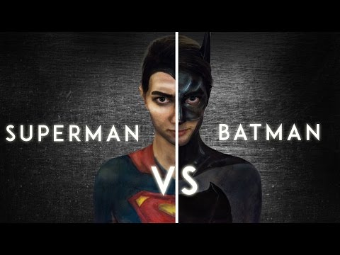 BATMAN v SUPERMAN SUPERBATTLE - Makeup Tutorial