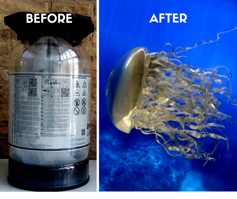 BEFORE AND AFTER JELLYFISH OUT OF RECYCLED PLASTIC KEG BARREL (5).jpg