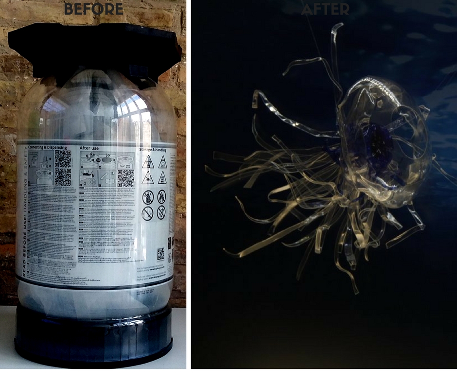 BEFORE AND AFTER JELLYFISH OUT OF RECYCLED PLASTIC KEG BARREL (6).jpg