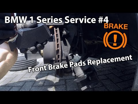 BMW 1 Series Service #4 - Front Brake Pads Replacement