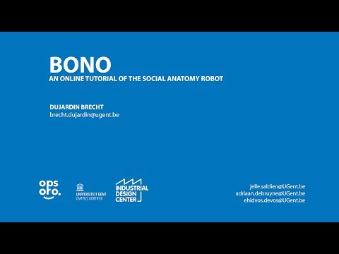 BONO: the social anatomy robot