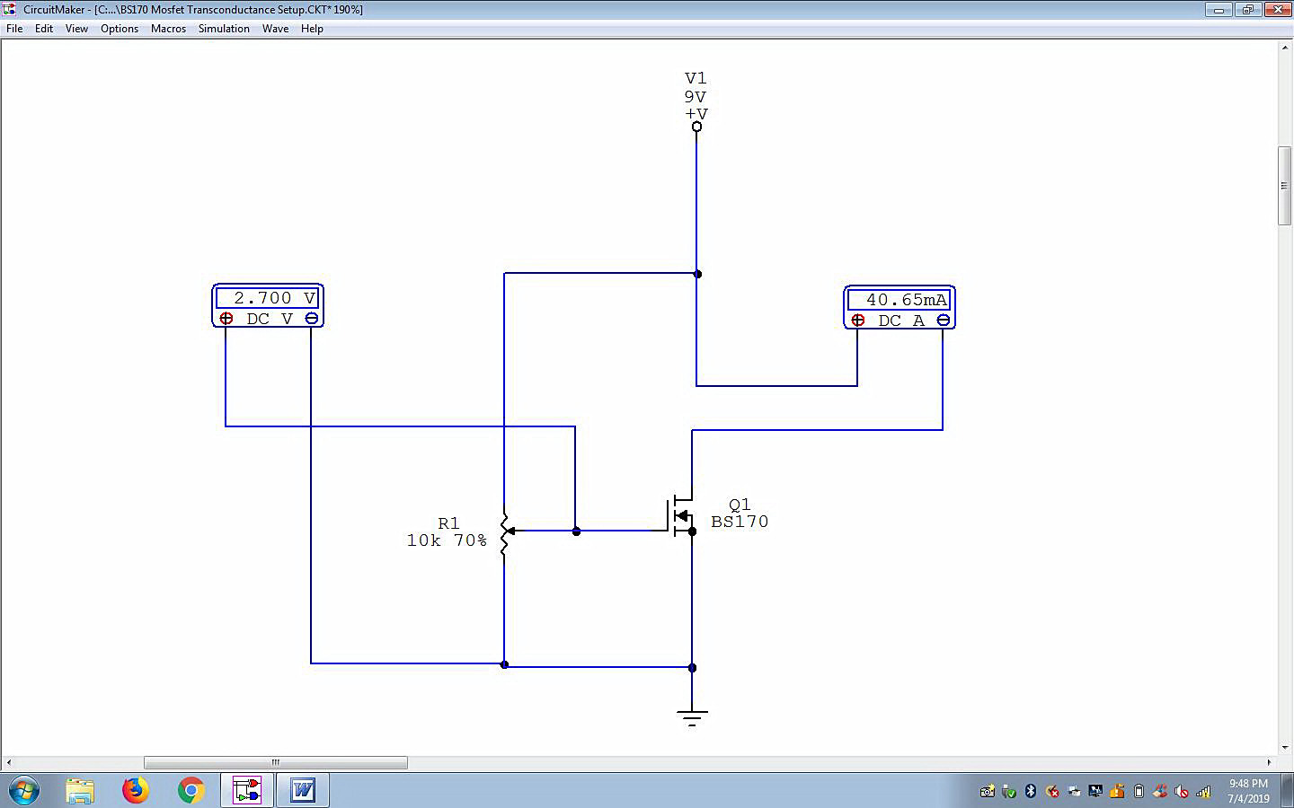 BS170 Transconductance setup01.JPG