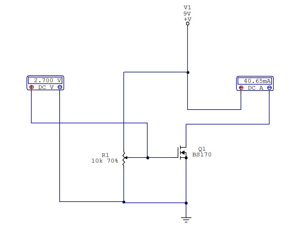 BS170 Transconductance setup02.JPG