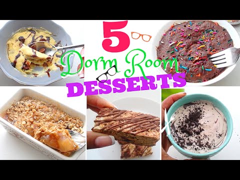 Back To School: 5 Dorm Room Desserts!